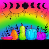 Rainbow Gourds Art Print