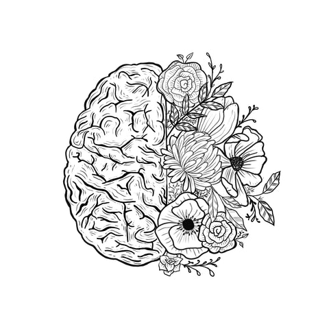 Blossoming Brain Art Print