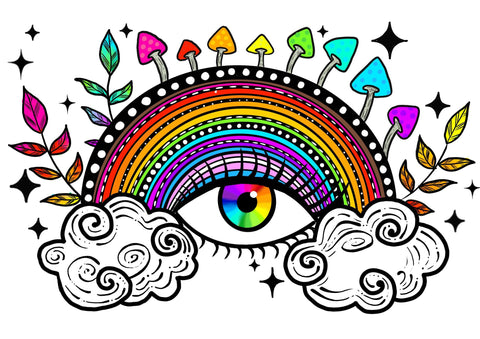 Inclusive Pride Rainbow Art Print
