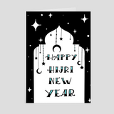 Islamic New Year Greeting Card