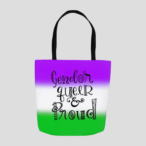 Gender Queer & Proud Tote Bag