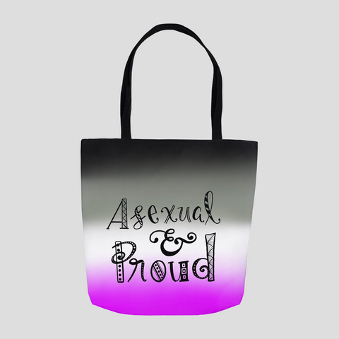 Asexual & Proud Tote Bag