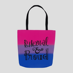 Bisexual & Proud Tote Bag