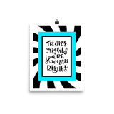 Trans Rights Are Human Rights Art Print