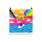 Queer Pride Oceanscape Art Print